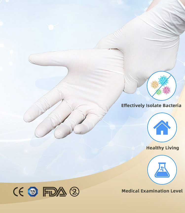 Extended Nitrile Gloves Features