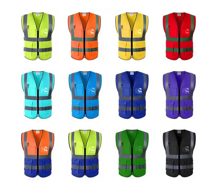 Reflective Safety Vest Various Styles